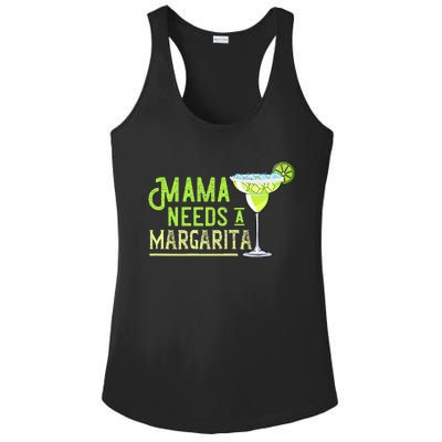 Mama Needs A Margarita Gift Mom Love Margarita Ladies PosiCharge Competitor Racerback Tank