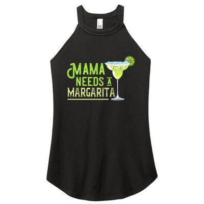 Mama Needs A Margarita Gift Mom Love Margarita Women's Perfect Tri Rocker Tank