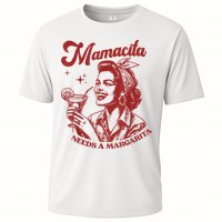 Mamacita Needs A Margarita Retro Cooling Performance Crew T-Shirt