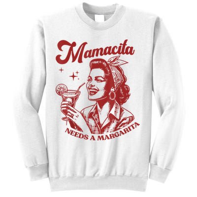 Mamacita Needs A Margarita Retro Sweatshirt