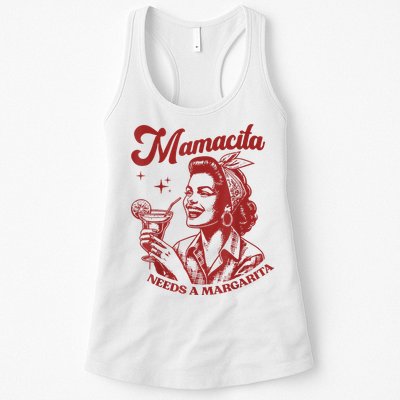 Mamacita Needs A Margarita Retro Womens Tank Top