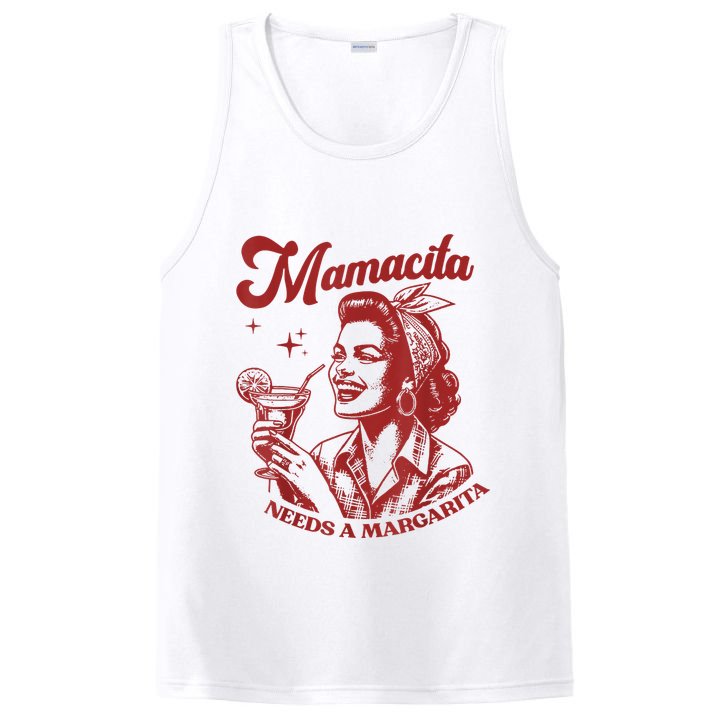Mamacita Needs A Margarita Retro PosiCharge Competitor Tank