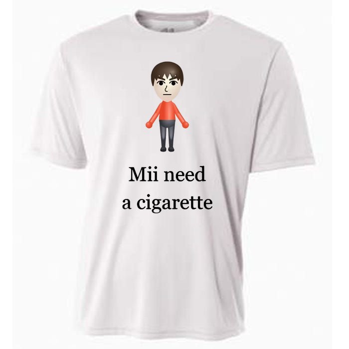 Mii Need A Cigarette Cooling Performance Crew T-Shirt