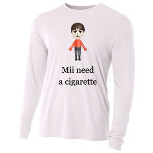 Mii Need A Cigarette Cooling Performance Long Sleeve Crew