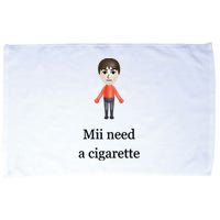 Mii Need A Cigarette Microfiber Hand Towel