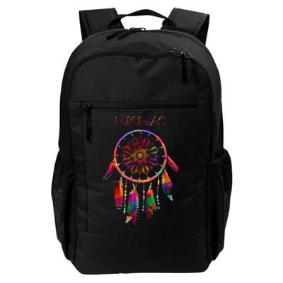 Micmac Native American Indian Colorful Dreamcatcher Tribe Daily Commute Backpack