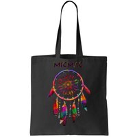 Micmac Native American Indian Colorful Dreamcatcher Tribe Tote Bag