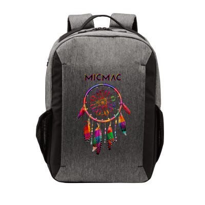 Micmac Native American Indian Colorful Dreamcatcher Tribe Vector Backpack