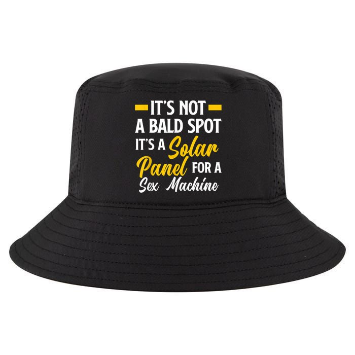 Mens Not A Bald Spot It's Solar Panel For Sex Machine Funny Bald Cool Comfort Performance Bucket Hat