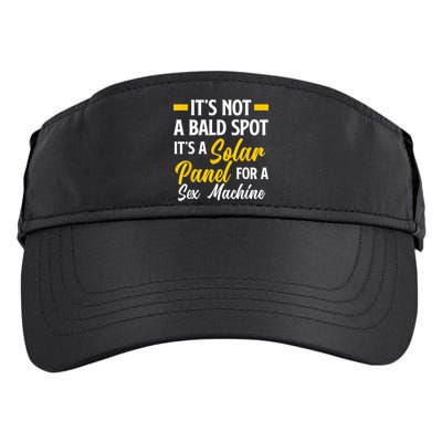 Mens Not A Bald Spot It's Solar Panel For Sex Machine Funny Bald Adult Drive Performance Visor