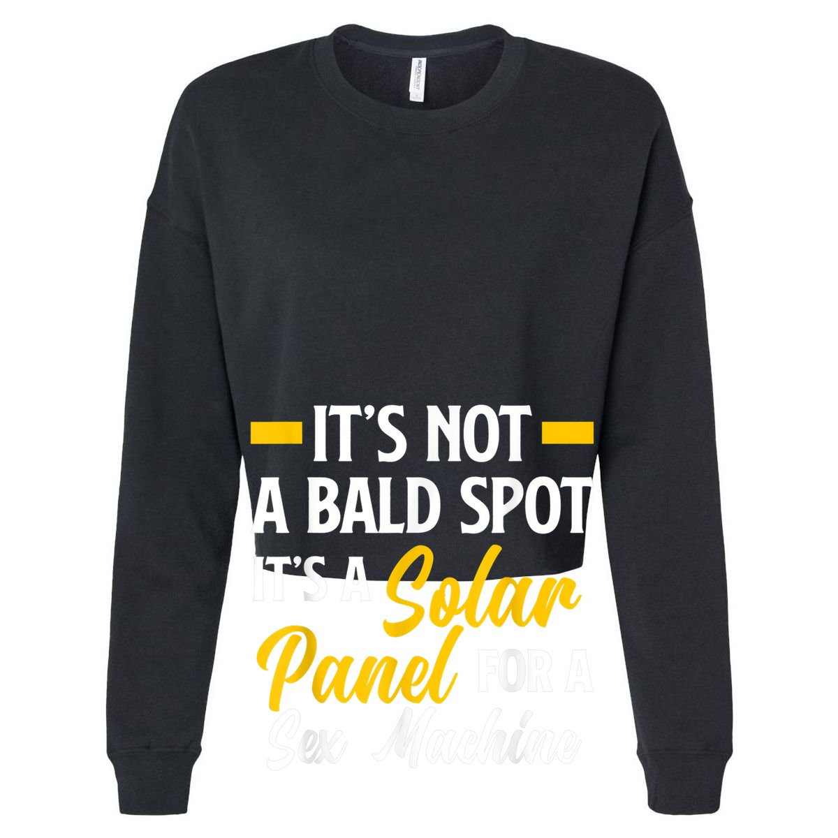 Mens Not A Bald Spot It's Solar Panel For Sex Machine Funny Bald 25L Jumbo Tote