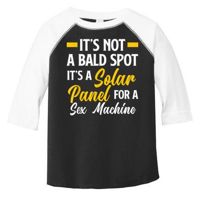 Mens Not A Bald Spot It's Solar Panel For Sex Machine Funny Bald Toddler Fine Jersey T-Shirt