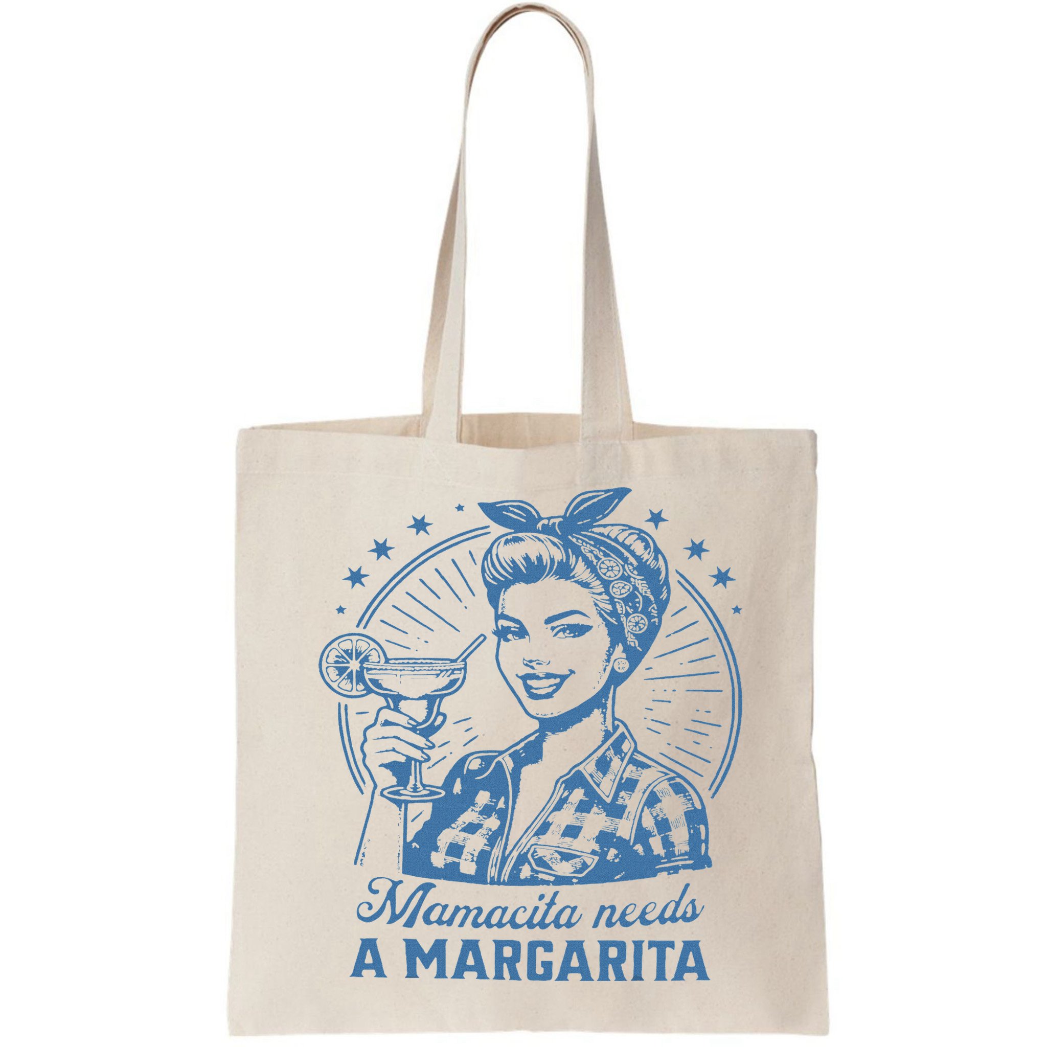 Mamacita Needs A Margarita Funny Drinking Mom Vintage Women Bag