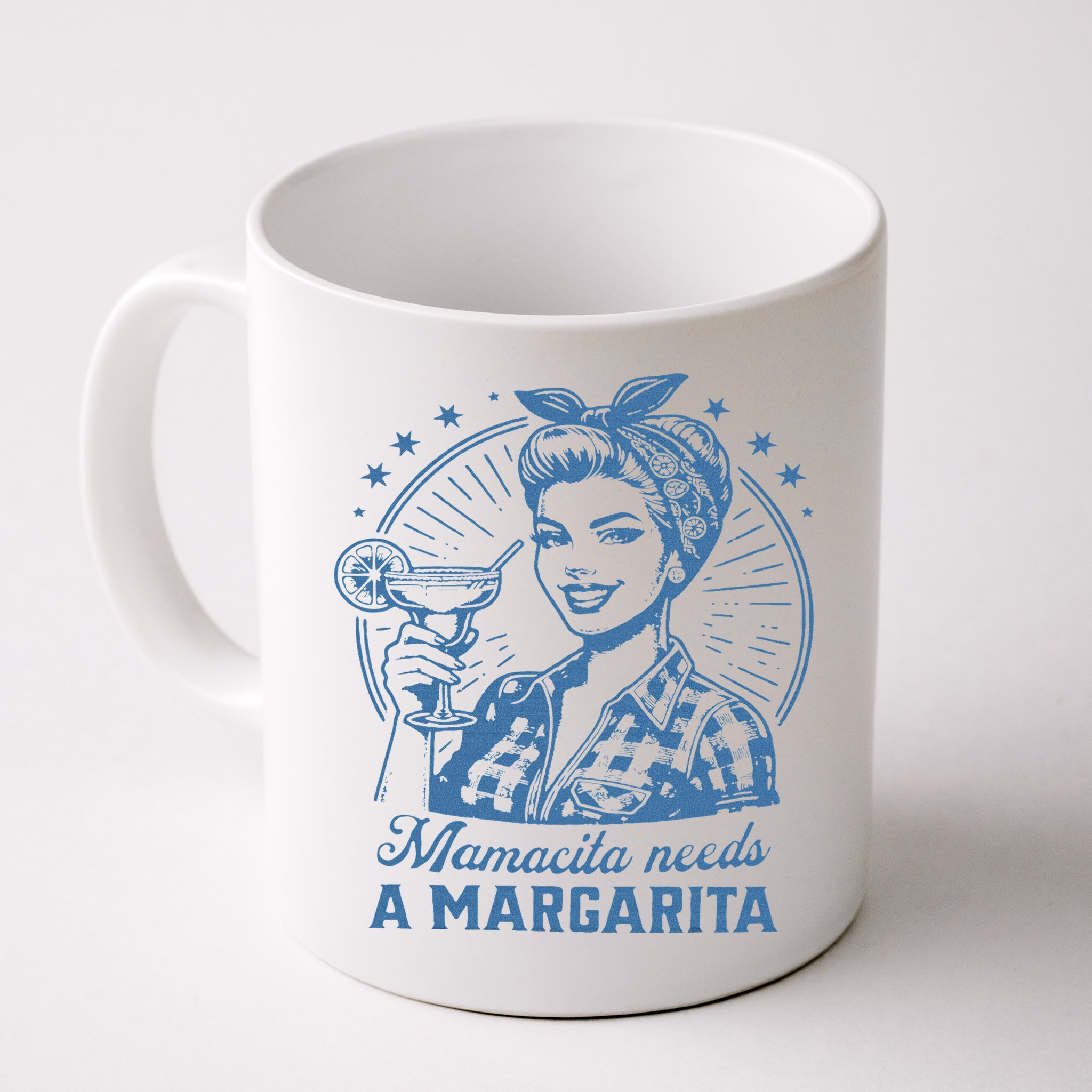 Mamacita Needs A Margarita Funny Drinking Mom Vintage Women Mug