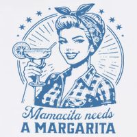 Mamacita Needs A Margarita Funny Drinking Mom Vintage Women Beanie