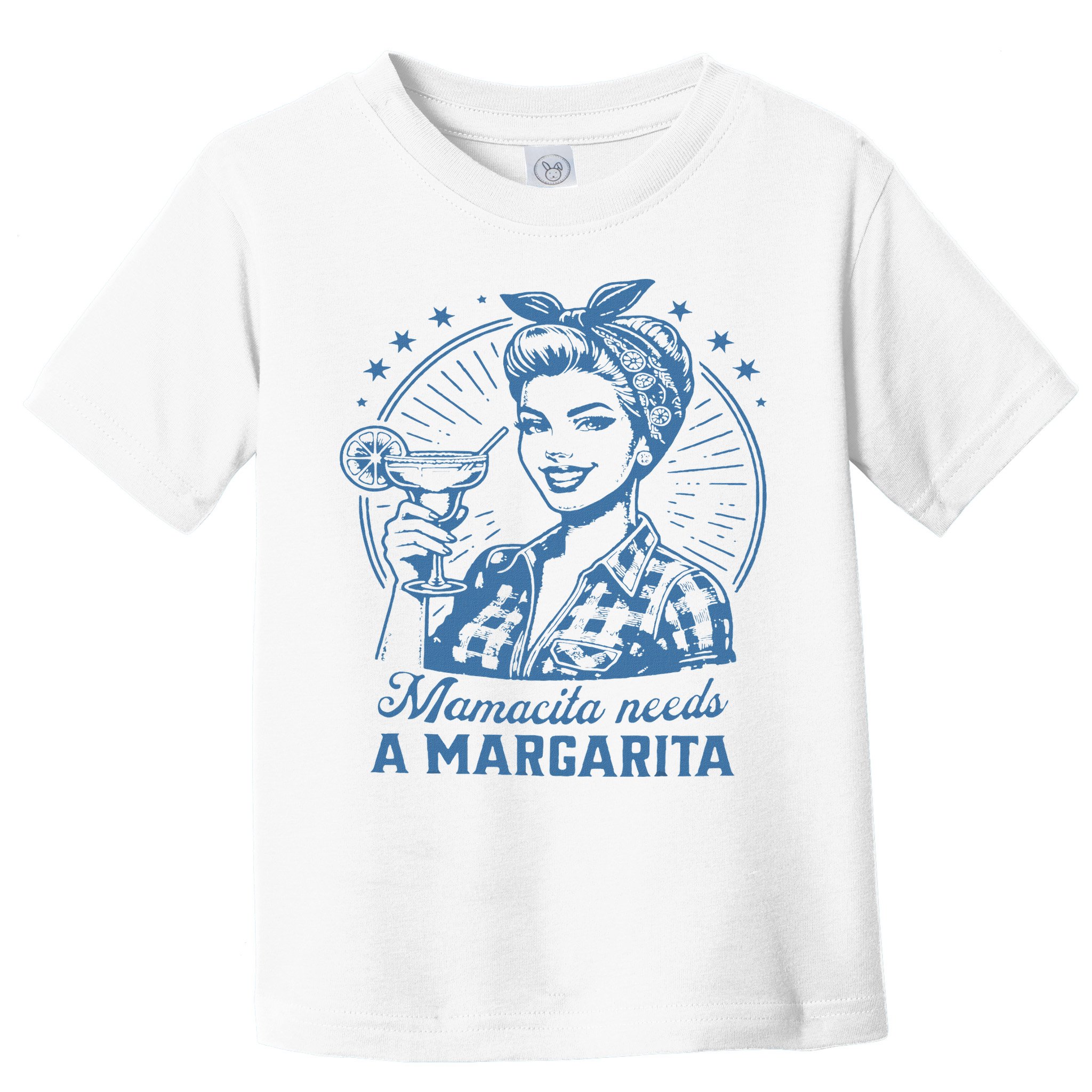 Mamacita Needs A Margarita Funny Drinking Mom Vintage Women Toddler T-Shirt
