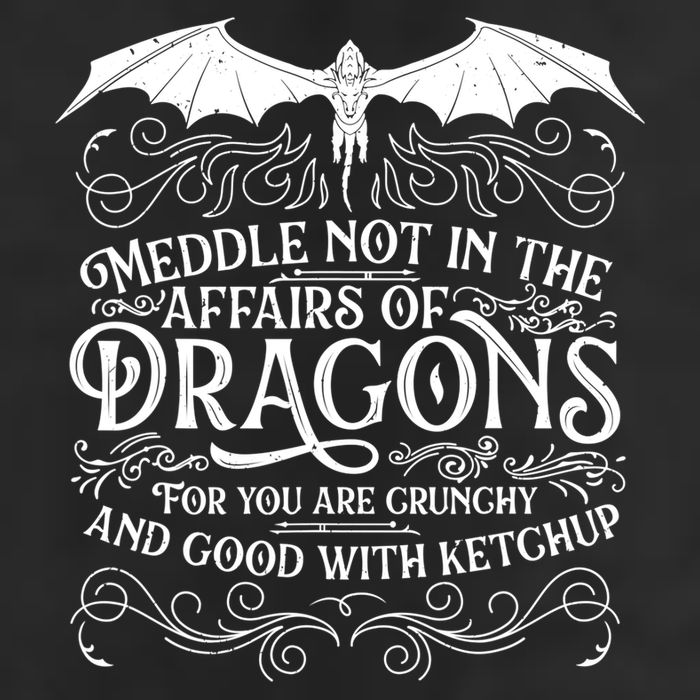 Meddle Not Affairs Dragons Tshirt, Mens Dragon TShirt Adult Drive Performance Visor