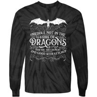 Meddle Not Affairs Dragons Tshirt, Mens Dragon TShirt Tie-Dye Long Sleeve Shirt