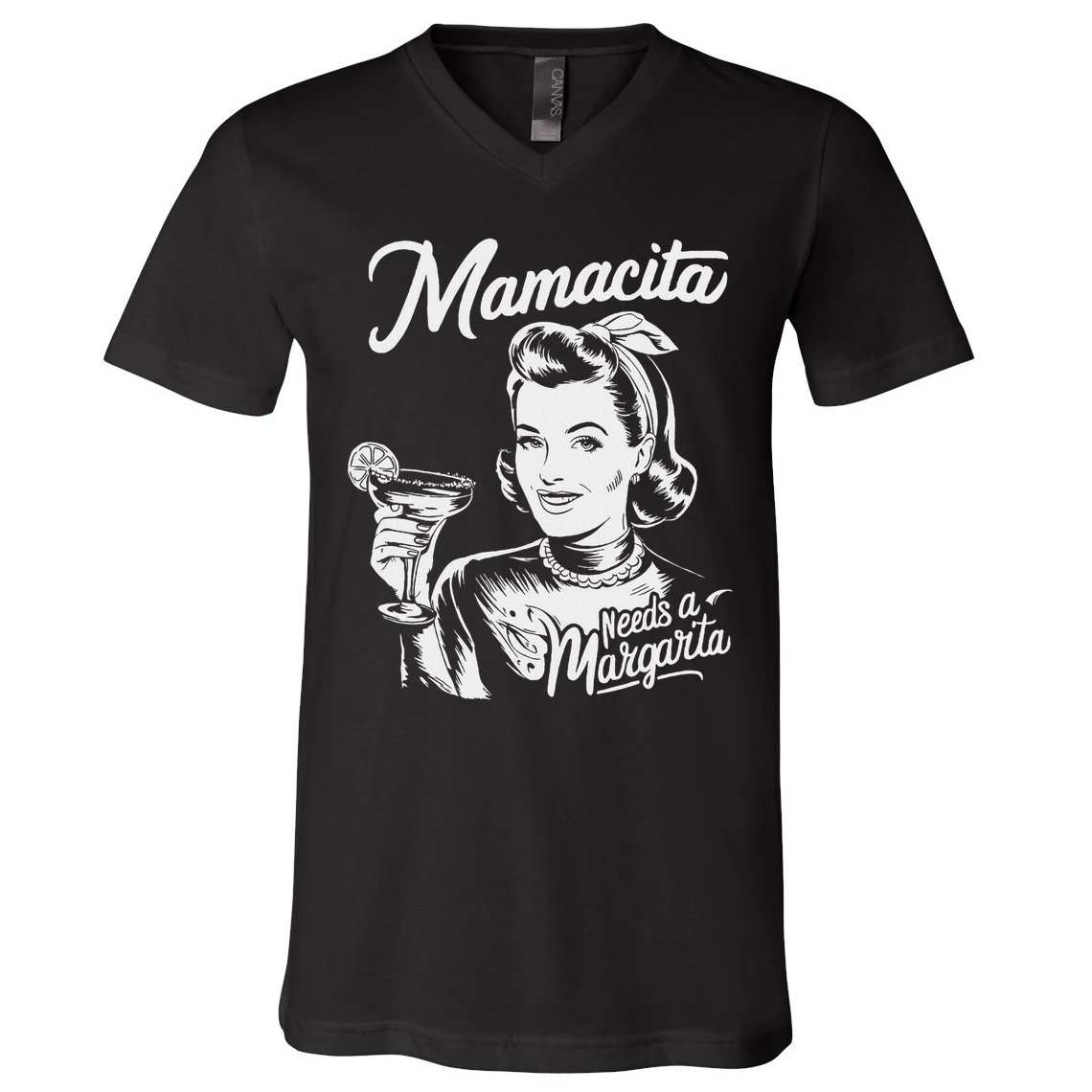 Mamacita Needs A Margarita V-Neck T-Shirt