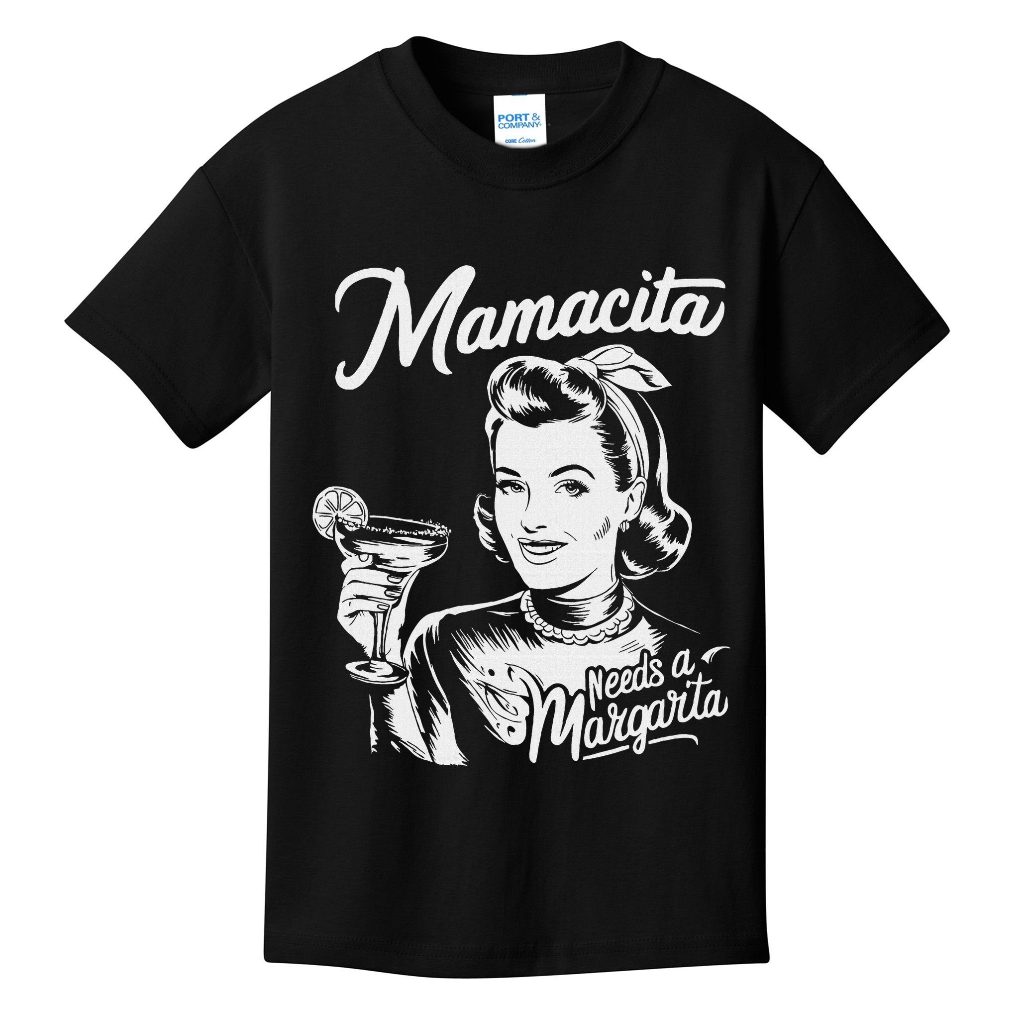 Mamacita Needs A Margarita Kids T-Shirt