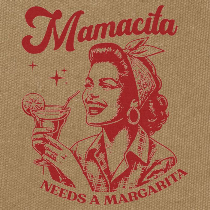 Mamacita Needs A Margarita Cotton Canvas Backpack
