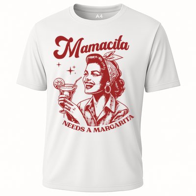 Mamacita Needs A Margarita Cooling Performance Crew T-Shirt