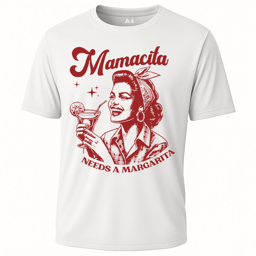 Mamacita Needs A Margarita Cooling Performance Crew T-Shirt