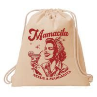 Mamacita Needs A Margarita Drawstring Bag