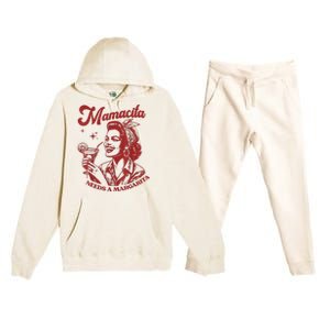 Mamacita Needs A Margarita Premium Hooded Sweatsuit Set