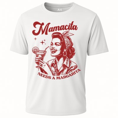 Mamacita Needs A Margarita Cooling Performance Crew T-Shirt