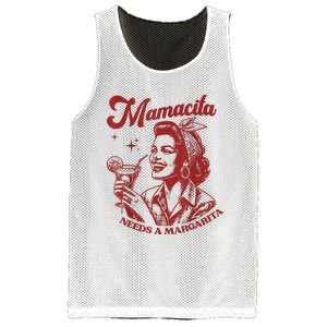 Mamacita Needs A Margarita Mesh Reversible Basketball Jersey Tank