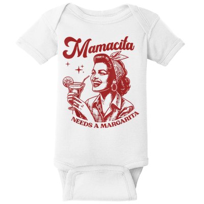 Mamacita Needs A Margarita Baby Bodysuit