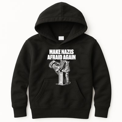 Make Nazis Afraid Again Kids Hoodie
