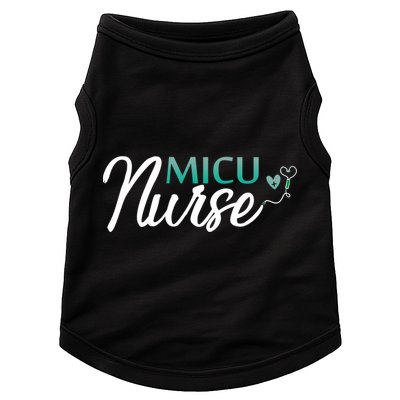 Micu Nurse Appreciation Medical Intensive Care Units Nurses Funny Gift Doggie Tank