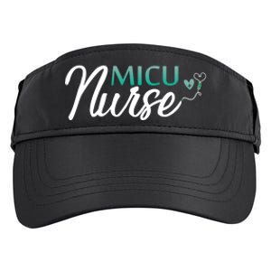 Micu Nurse Appreciation Medical Intensive Care Units Nurses Funny Gift Adult Drive Performance Visor