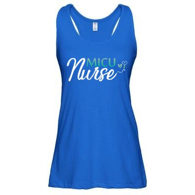 Micu Nurse Appreciation Medical Intensive Care Units Nurses Funny Gift Ladies Essential Flowy Tank