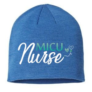 Micu Nurse Appreciation Medical Intensive Care Units Nurses Funny Gift Sustainable Beanie