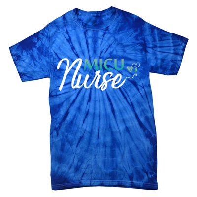 Micu Nurse Appreciation Medical Intensive Care Units Nurses Funny Gift Tie-Dye T-Shirt