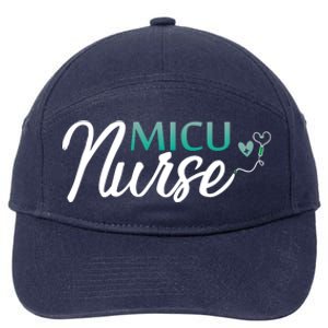 Micu Nurse Appreciation Medical Intensive Care Units Nurses Funny Gift 7-Panel Snapback Hat