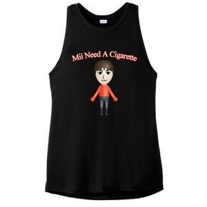 Mii Need A Cigarette Ladies PosiCharge Tri-Blend Wicking Tank