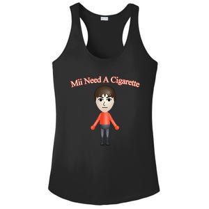 Mii Need A Cigarette Ladies PosiCharge Competitor Racerback Tank