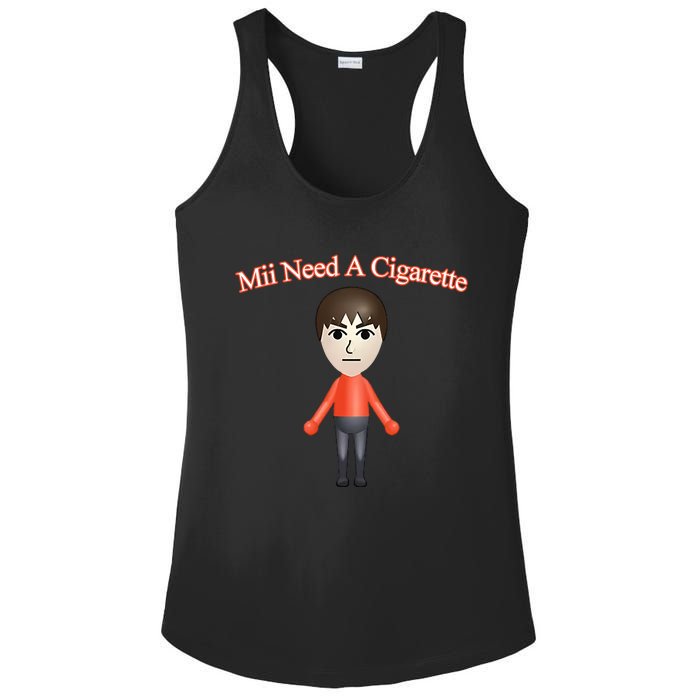 Mii Need A Cigarette Ladies PosiCharge Competitor Racerback Tank