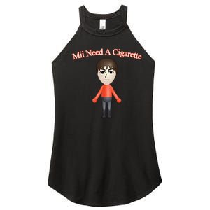 Mii Need A Cigarette Women's Perfect Tri Rocker Tank