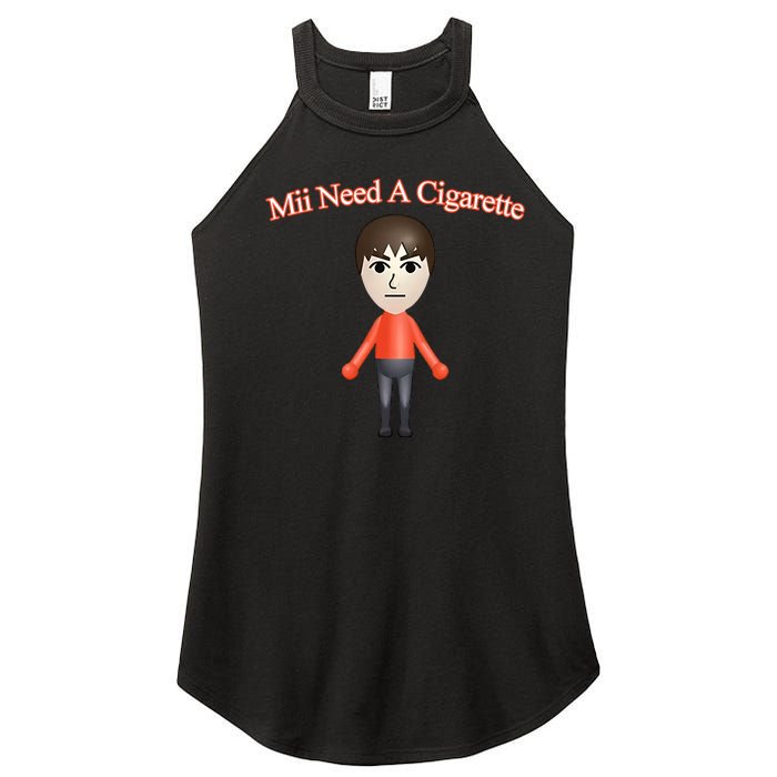 Mii Need A Cigarette Women's Perfect Tri Rocker Tank