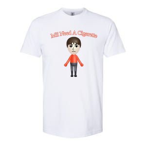 Mii Need A Cigarette Softstyle CVC T-Shirt