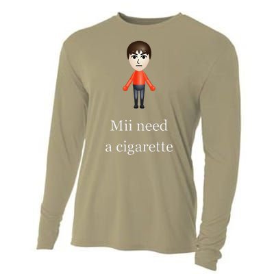 Mii Need A Cigarette Cooling Performance Long Sleeve Crew