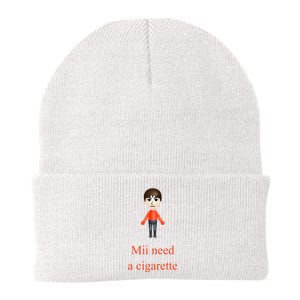 Mii Need A Cigarette Knit Cap Winter Beanie