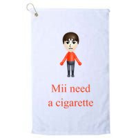 Mii Need A Cigarette Golf Towel