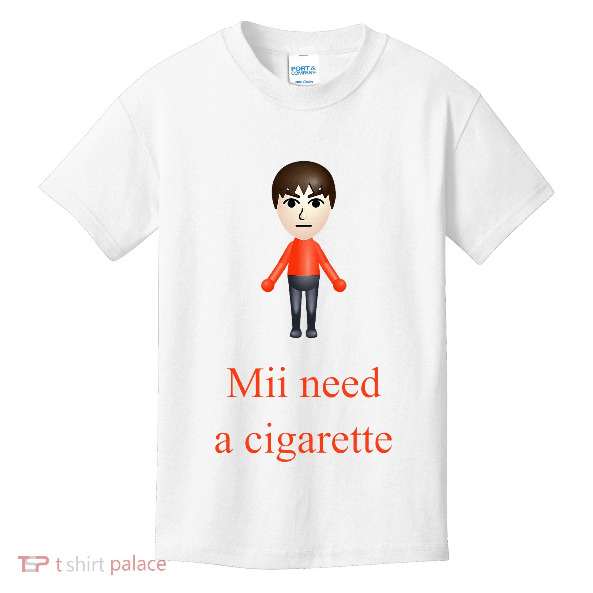 Mii Need A Cigarette Kids T-Shirt