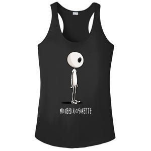 Mii Need A Cigarette Ladies PosiCharge Competitor Racerback Tank